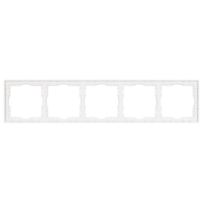 Рамка пластиковая Arlight FRM-NOBE-SFPL-5-WH 054227 Рамка пластиковая Arlight FRM-NOBE-SFPL-5-WH 054227