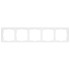 Рамка пластиковая Arlight FRM-NOBE-SFPL-5-WH 054227 Рамка пластиковая Arlight FRM-NOBE-SFPL-5-WH 054227