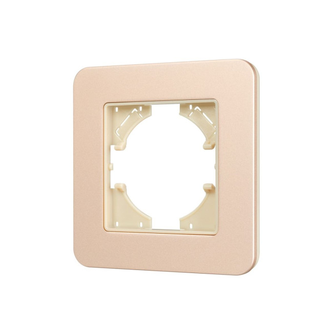 Рамка алюминиевая на 1 пост Arlight FRM-AKIRY-SFAL-1-GD 049686 Рамка алюминиевая на 1 пост Arlight FRM-AKIRY-SFAL-1-GD 049686