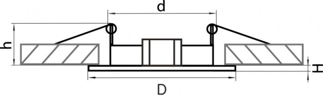 Встраиваемый светильник Lightstar Lega 16 011017