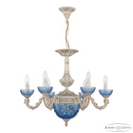 Подвесная люстра Bohemia Ivele Crystal AL79101P/6/175 WMG P Aquamarine/M-1F Подвесная люстра Bohemia Ivele Crystal AL79101P/6/175 WMG P Aquamarine/M-1F