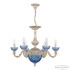 Подвесная люстра Bohemia Ivele Crystal AL79101P/6/175 WMG P Aquamarine/M-1F