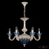 Подвесная люстра Bohemia Ivele Crystal AL79101P/6/175 WMG P Aquamarine/M-1F