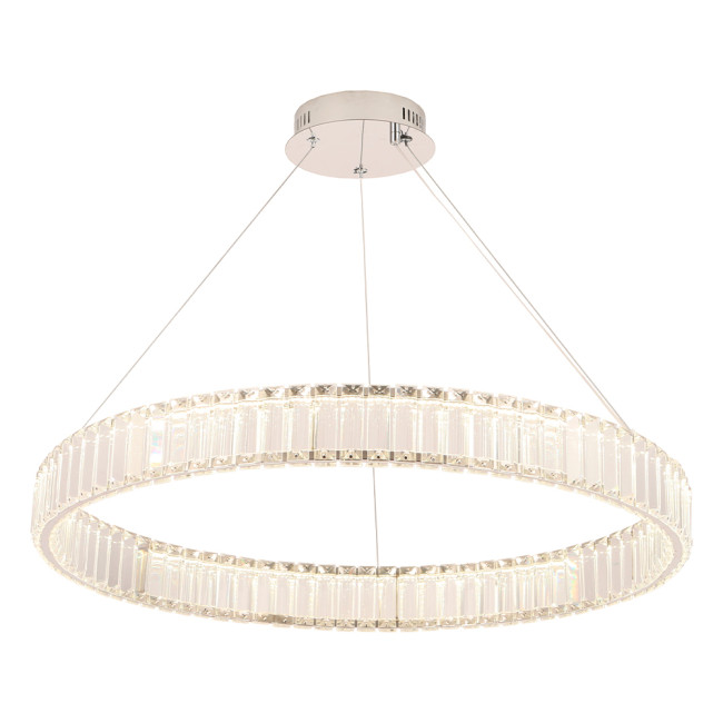 Подвесная люстра Crystal Lux MUSIKA SP70W LED CHROME