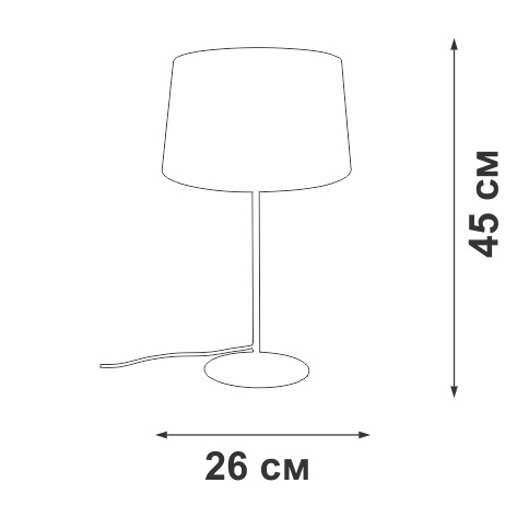 Настольная лампа Vitaluce V2718-1/1L Настольная лампа Vitaluce V2718-1/1L
