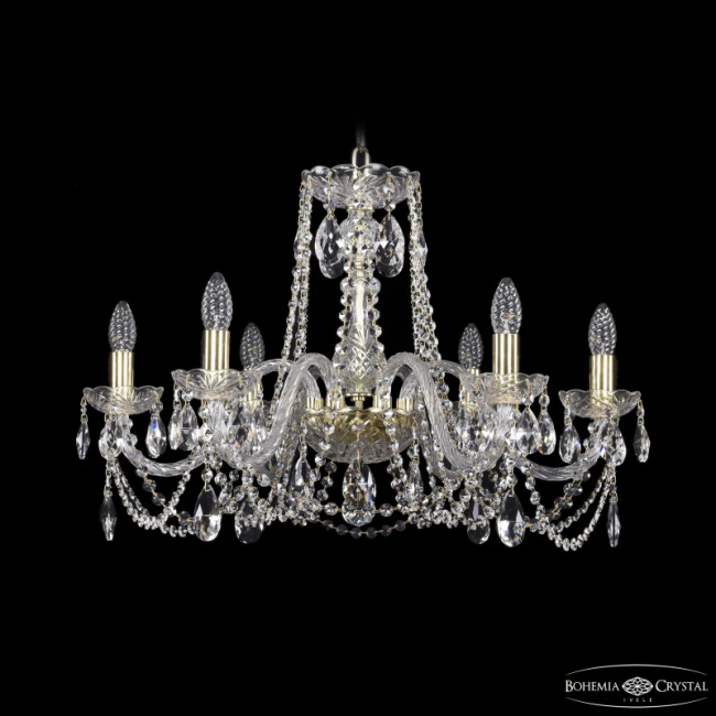 Подвесная люстра Bohemia Ivele Crystal 1402/6/240 G