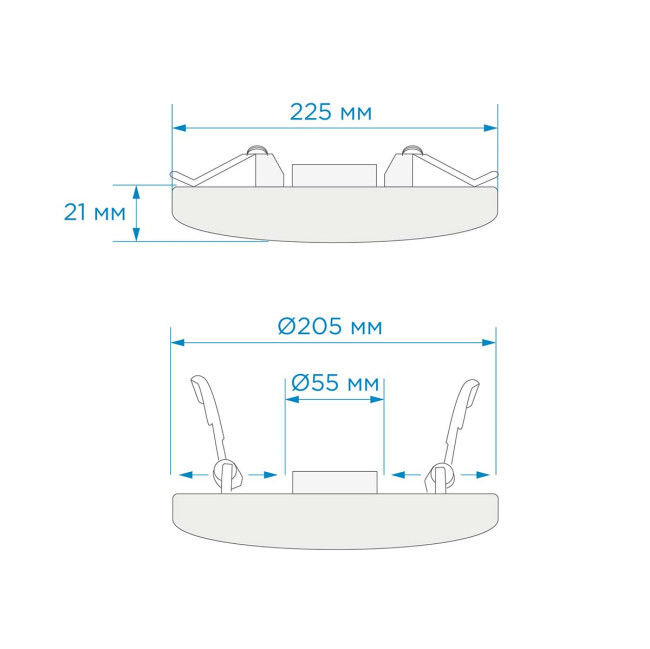 Встраиваемая светодиодная панель безрамочная Apeyron FLP 06-111 Встраиваемая светодиодная панель безрамочная Apeyron FLP 06-111