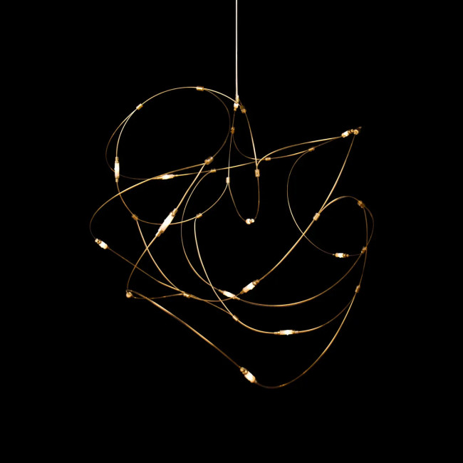 Подвесной светильник 10154P/D800 gold