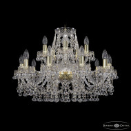Подвесная люстра Bohemia Ivele Crystal 1409/10+5/240 G