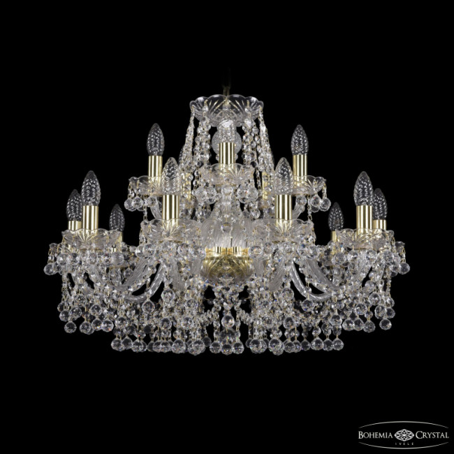 Подвесная люстра Bohemia Ivele Crystal 1409/10+5/240 G