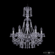 Подвесная люстра Bohemia Ivele Crystal 1409/6/195/XL-68 Ni Подвесная люстра Bohemia Ivele Crystal 1409/6/195/XL-68 Ni
