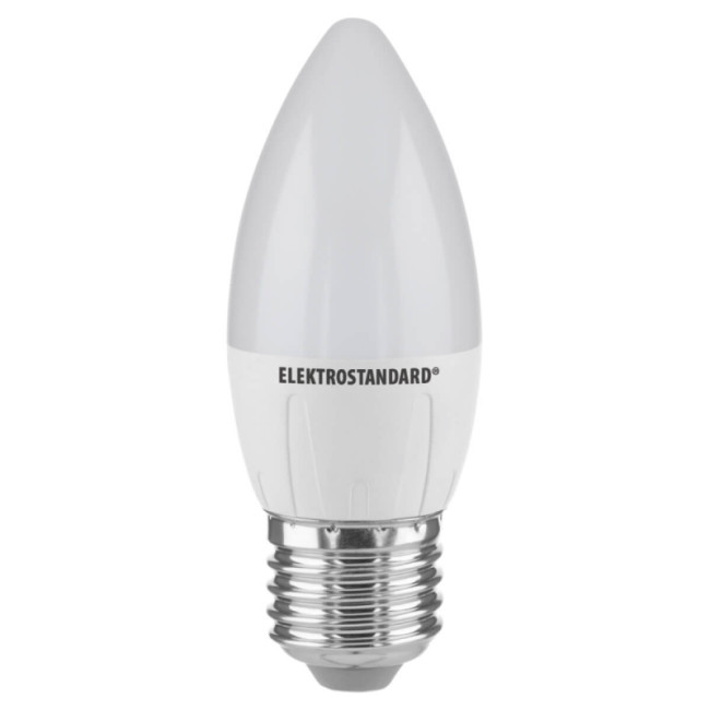 Лампа светодиодная Elektrostandard E27 8W 3300K свеча матовая 4690389152337 Лампа светодиодная Elektrostandard E27 8W 3300K свеча матовая 4690389152337