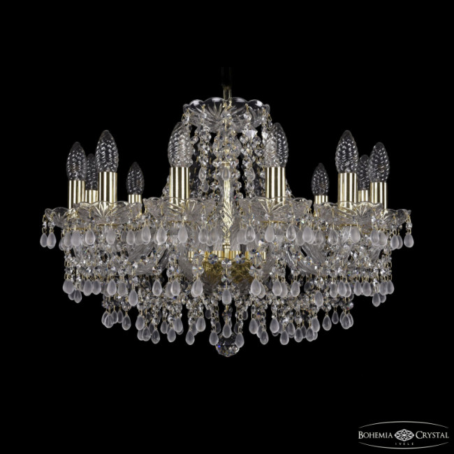 Подвесная люстра Bohemia Ivele Crystal 1410/12/195 G V0300