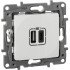 Зарядка USB A-C Legrand Etika Белый 672236 Зарядка USB A-C Legrand Etika Белый 672236