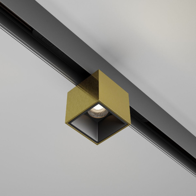 Трековый магнитный светильник Maytoni Alfa S TR133-4-7W-DS-BS Трековый магнитный светильник Maytoni Alfa S TR133-4-7W-DS-BS