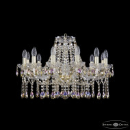 Подвесная люстра Bohemia Ivele Crystal 1413/12/240 G R801