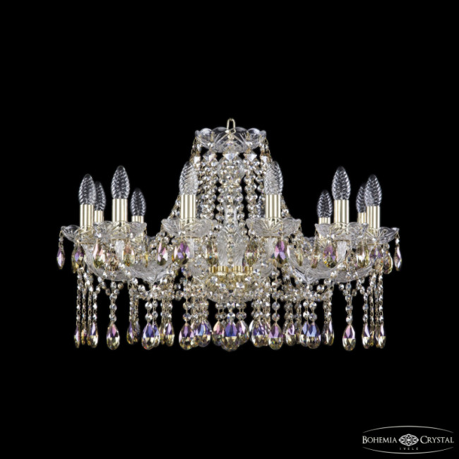Подвесная люстра Bohemia Ivele Crystal 1413/12/240 G R801