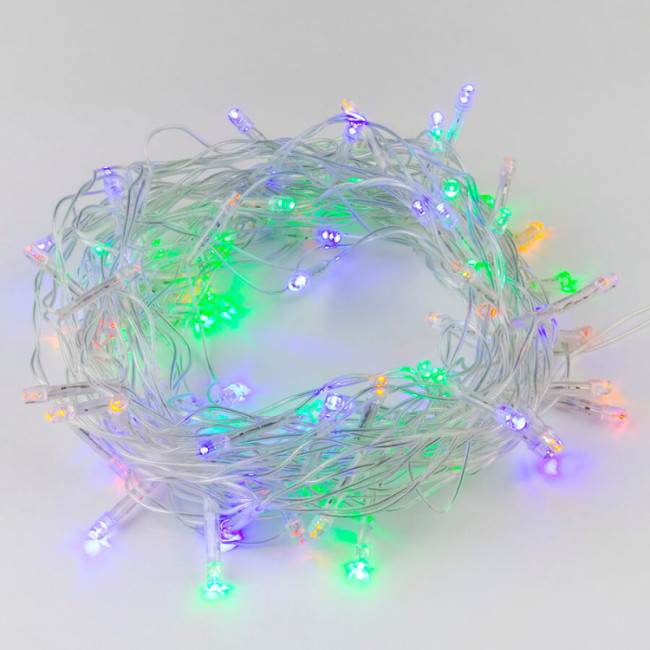 Светодиодная гирлянда (UL-00007179) Uniel 220V разноцветный ULD-S1000-090/STA Multi IP20 Светодиодная гирлянда (UL-00007179) Uniel 220V разноцветный ULD-S1000-090/STA Multi IP20