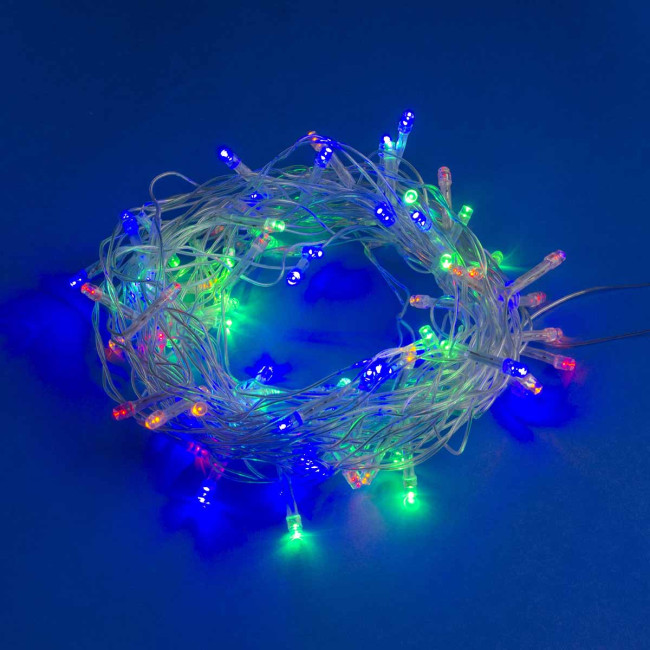 Светодиодная гирлянда (UL-00007179) Uniel 220V разноцветный ULD-S1000-090/STA Multi IP20 Светодиодная гирлянда (UL-00007179) Uniel 220V разноцветный ULD-S1000-090/STA Multi IP20