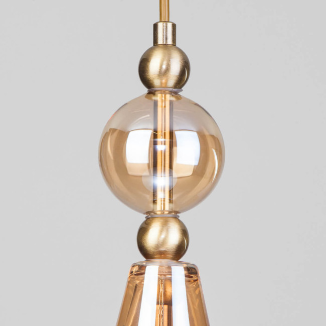 Подвесной светильник Eurosvet Ilario 50202/1 пурпурный