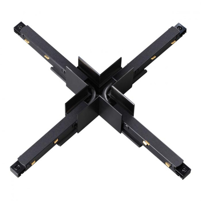 Соединитель с токопроводом для шинопровода Х-образный Novotech Flum 135128 Соединитель с токопроводом для шинопровода Х-образный Novotech Flum 135128