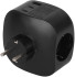 Разветвитель электрический ЭРА SP-3e-3USBAC-B на 3 розетки + 3 USB A+C с заземлением со шторками 16А черный Б0069082