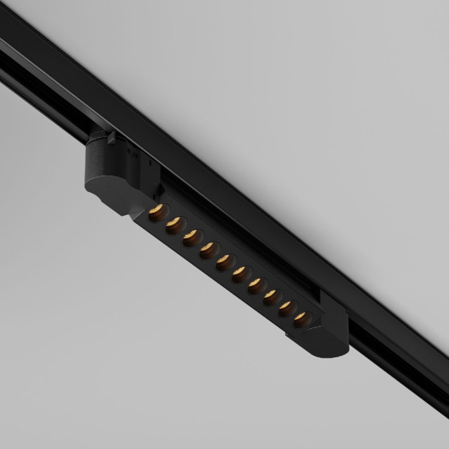 Трековый трехфазный светильник Maytoni Points TR195-3-10W2.7K-M-B Трековый трехфазный светильник Maytoni Points TR195-3-10W2.7K-M-B