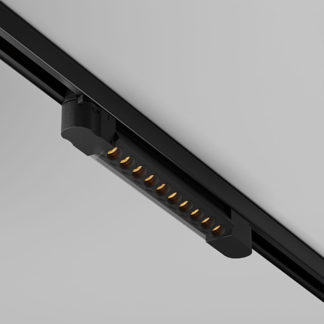 Трековый трехфазный светильник Maytoni Points TR195-3-10W2.7K-M-B Трековый трехфазный светильник Maytoni Points TR195-3-10W2.7K-M-B