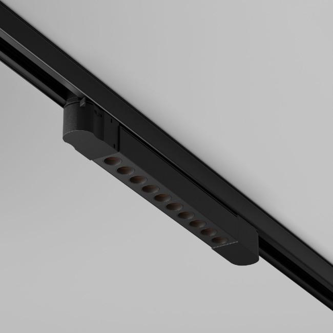 Трековый трехфазный светильник Maytoni Points TR195-3-10W2.7K-M-B Трековый трехфазный светильник Maytoni Points TR195-3-10W2.7K-M-B