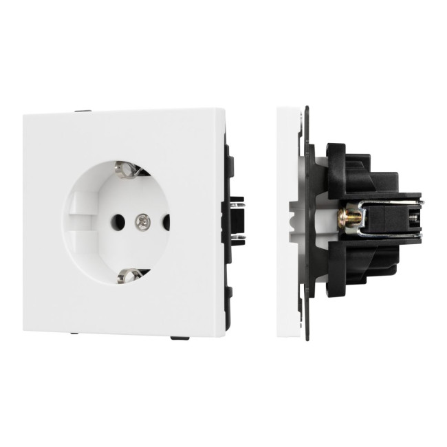 Механизм электрической розетки Arlight SCT-TENDO-MEU1-PL-WH (230V, 16A) 054078 Механизм электрической розетки Arlight SCT-TENDO-MEU1-PL-WH (230V, 16A) 054078