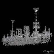 Подвесная люстра Bohemia Ivele Crystal 1453/18/195/1500 Ni Подвесная люстра Bohemia Ivele Crystal 1453/18/195/1500 Ni