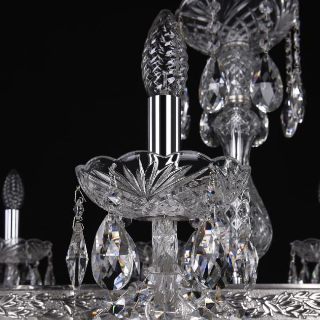 Подвесная люстра Bohemia Ivele Crystal 1453/18/195/1500 Ni Подвесная люстра Bohemia Ivele Crystal 1453/18/195/1500 Ni