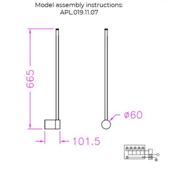 Бра Aployt Merian APL.019.11.07 Бра Aployt Merian APL.019.11.07