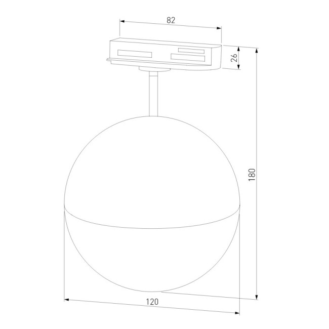 Трековый светильник Elektrostandard Glob GX53 черный MRL 1015 4690389167942 Трековый светильник Elektrostandard Glob GX53 черный MRL 1015 4690389167942