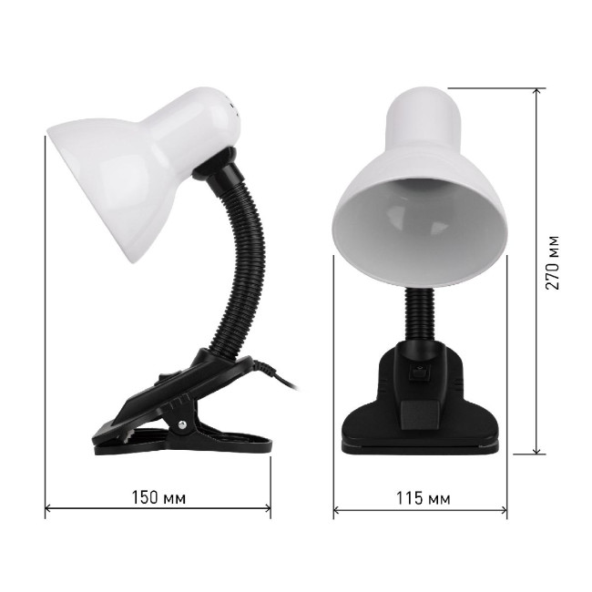 Настольная лампа Эра N-212-E27-40W-W Б0035059 Настольная лампа Эра N-212-E27-40W-W Б0035059