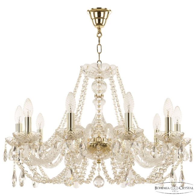 Подвесная люстра Bohemia Ivele Crystal 101/10/240 G Подвесная люстра Bohemia Ivele Crystal 101/10/240 G