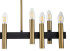 Люстра на штанге Indigo Cero 13009/12RL Black V000208 Люстра на штанге Indigo Cero 13009/12RL Black V000208