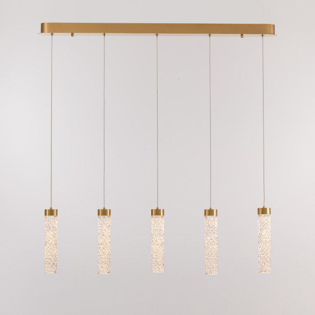 Подвесной светильник MD24030028-5B brass/clear Подвесной светильник MD24030028-5B brass/clear
