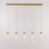 Подвесной светильник MD24030028-5B brass/clear Подвесной светильник MD24030028-5B brass/clear