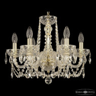 Подвесная люстра Bohemia Ivele Crystal 5402/6/165 G Clear/M-1F Подвесная люстра Bohemia Ivele Crystal 5402/6/165 G Clear/M-1F