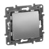 Переключатель одноклавишный Legrand Etika 10A 250V алюминий 672405 Переключатель одноклавишный Legrand Etika 10A 250V алюминий 672405