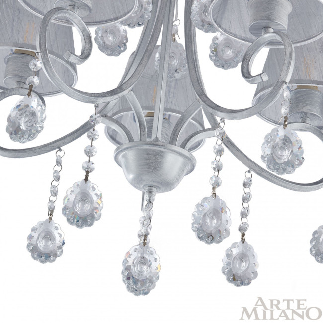 Потолочная люстра Arte Milano Amalfi 337146/5 WT+SL
