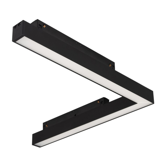 Трековый магнитный светильник Arlight MAG-ORIENT-FLAT-ANGLE-L295-18W Warm2700 (BK, 100 deg, 48V) (IP20 Металл) 060733 Трековый магнитный светильник Arlight MAG-ORIENT-FLAT-ANGLE-L295-18W Warm2700 (BK, 100 deg, 48V) (IP20 Металл) 060733