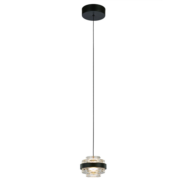 Подвесной светильник Delight Collection MD22030002 MD22030002-1A black/clear Подвесной светильник Delight Collection MD22030002 MD22030002-1A black/clear