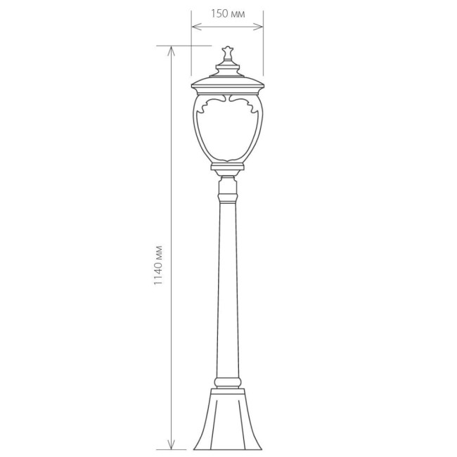 Уличный светильник Elektrostandard Andromeda F (GLYF-8024F) 4690389042683 Уличный светильник Elektrostandard Andromeda F (GLYF-8024F) 4690389042683