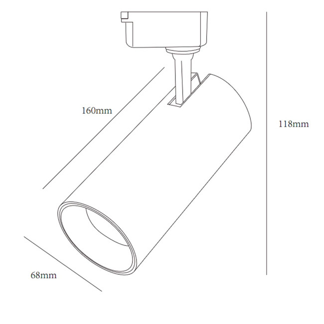 Трековый однофазный светильник ЭРА TR5-20 COB BK Б0049053 Трековый однофазный светильник ЭРА TR5-20 COB BK Б0049053