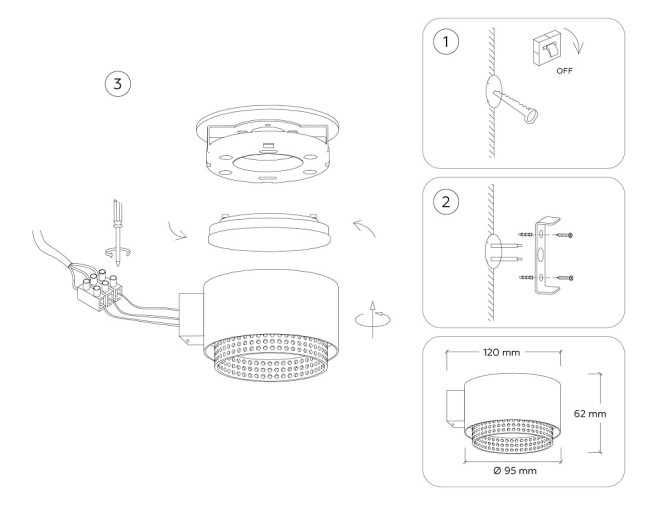 Настенный светильник Ambrella Light Techno family TN71299