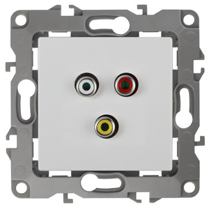Розетка RCA Эра 12-3113-01 Б0027471 Розетка RCA Эра 12-3113-01 Б0027471