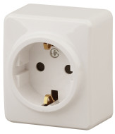 Розетка 2P+E Schuko со шторками Эра 11-2204-02 Б0020689