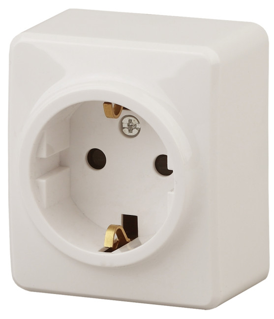 Розетка 2P+E Schuko со шторками Эра 11-2204-02 Б0020689 Розетка 2P+E Schuko со шторками Эра 11-2204-02 Б0020689